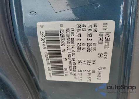 2005 Dodge Caravan Se z USA, uszkodzony, nr VIN 1D8GP25R05B302902